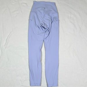 Lululemon Align Pant Lilac Lavender High Rise Pant Leggings Pockets 0